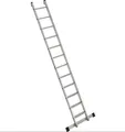 Produktbild: Euroline Premium 30174 Alu Stufenanlegeleiter mit integriertem Anlegegummi 12 Stufen