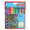 Produktbild: STABILO Pen 68 - Filzstift - gemischte Farben - wasserbasierte Tinte - 1 mm - Mittel (Packung mit 18)