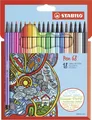 Produktbild: STABILO Pen 68 in der Pappschachtel - 18 Farben
