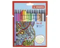 Produktbild: STABILO Faserstift STABILO Pen 68 Filzstift - 1 mm - 18er Set - Kartonetui