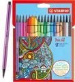 Produktbild: Stabilo pen 68 Filzstifte, Kartonetui, 18 Stück, 6818-7