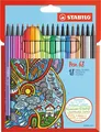Produktbild: STABILO PEN 68 FASERMALER 18 STÜCK PACKUNG KARTONETUI FILZSTIFT