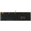 Produktbild: CHERRY KC 200 MX: Mechanische Office-Tastatur mit MX2A SILENT RED Switches - Schwarz/Bronze