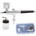 Produktbild: Fengda Performance BD-134 Pro Set Mehrzweck-Airbrush mit zwei Funktionen und seitlichem Einzug und 0,30-mm-Düsensatz sowie seitlichen und Siphon-Bechern