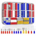 Produktbild: Kabelschuhe Kabelset 368PCS Flachsteckhülsen Sortiment verschiedene Größen