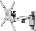 Produktbild: Goobay TV-Wandhalterung Caravan FULLMOTION (M), silber - Halterung für Fernseher von 13 bis 43 Zoll (33 – 109 cm), max. 15 kg, vollbeweglich: schwenkbar, neigbar, bis zu 23,6 cm ausziehbar