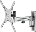 Produktbild: Goobay TV-Wandhalterung Caravan FULLMOTION (M), silber - Halterung für Fernseher von 13 bis 43 Zoll (33 – 109 cm), max. 15 kg, vollbeweglich: schwenkbar, neigbar, bis zu 23,6 cm ausziehbar 71988