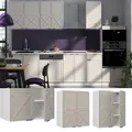 Produktbild: Hängeschrank Fame-Line Weiß Grau-Beige gerahmt 60 cm Vicco
