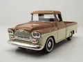 Produktbild: Chevrolet Apache Fleetside Pick Up 1958 beige braun Modellauto 1:24 Motormax