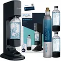 Produktbild: NEU Spinel Soda BubbleON Wassersprudler Set mit 2 Flaschen CO2 Zylinder