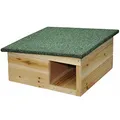 Produktbild: nanook Igelhaus Igelhütte Igelfutterhaus Überwinterung klappbares wetterfestes Dach - ca. 40 x 40 x 19 cm