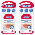 Produktbild: ✅ 2x SOS 12 Lippen-Herpes-Patches fördern die Wundheilung bei Lippenherpes ✅