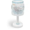 Produktbild: Dalber Kinder Tischlampe Nachttischlampe kinderzimmer Whale Dreams Wale Blau Tiere, 61171T, E14
