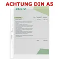 Produktbild: Leitz Prospekthüllen 4795-00-00 Standard, A5, genarbt, 0,08 mm, oben offen, 100 Stück