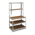 Produktbild: relaxdays Schwerlastregal 10020719_0 grau 100,0 x 60,0 x 180,0 cm