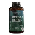 Produktbild: Omega 3 Kapseln 240 Stück hochdosiert 2000 mg Fischöl 1100 mg Omega-3 EPA DHA glutenfrei laktosefrei Nahrungsergänzung WeightWorld