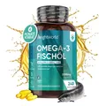 Produktbild: Omega 3 Fischöl - 240 Kapseln - 2000mg Hochdosiert - Herzgesundheit - Blutdruck