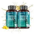 Produktbild: WeightWorld Omega 3 - 240 Fischöl Kapseln x2 - 2000mg - Herzgesundheit - EPA DHA