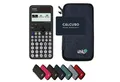 Produktbild: CASIO Taschenrechner fx-810DE CW ClassWiz inkl. WYNGS Schutztasche Blau