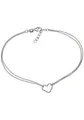Produktbild: Firetti Fußkette Schmuck Geschenk Silber 925 Körperschmuck Herz+LIEBE Ankerkette