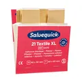 Produktbild: Salvequick® Ersatzfüllung REF 6470, 14 Stück 80 x 30 mm, 7 Stück 80 x 60 mm (126 Stück), Sie erhalten 1 Packung á 126 Stück