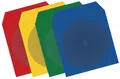 Produktbild: 100er-Pack CD-Papiertaschen Colorpack (25xrot, 25xgrün, 25xblau,25xGelb) mit Las