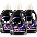 Produktbild: Perwoll Renew Black Waschmittel 3x 27WL Schwarz Dunkle Wäsche 3er Set