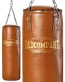 Produktbild: Bad Company Retro Boxsack I Punching Bag gefüllt inkl. Heavy Duty Vierpunkt-Stahlkette - 100 x 35 cm
