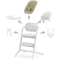 Produktbild: cybex Gold Hochstuhl Lemo 4 in 1 Set, Weiß, Holz, Kunststoff, 54.5x81.5x56 cm, Fußstütze verstellbar, Sitzfläche Essbrett abnehmbar, höhenverstellbar, Babymöbel, Hochstühle & Zubehör, Hochstühle