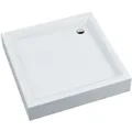 Produktbild: Aquabad® Duschwanne Komplettset NORMA, Quadrat, Acryl, 1-St., Duschwanne + Ablaufgarnitur, 90x90 cm weiß 90 cm x 16 cm x 90 cm
