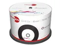 Produktbild: Primeon CD-R 80Min/700MB/52x Cakebox (50 Disc), Black-Vinyl-disc Surface, Inkjet Printable, Schwarz