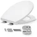 Produktbild: Arebos - Toilettendeckel Mit Absenkautomatik Klodeckel Toilettensitz Wc Sitz
