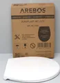 Produktbild: AREBOS Toilettendeckel Oval - WC-Sitz / Weiß / Neu