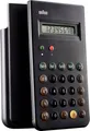 Produktbild: Braun Taschenrechner Schwarz batteriebetrieben (B x H x T) 7.5 x 13.5 x 1cm