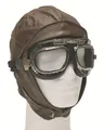 Produktbild: Flieger Lederhaube braun, Mütze, Kälteschutz                 -NEU-