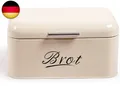 Produktbild: Theo&Cleo Brotkasten mit Deckel, Großer Knäckebrot Box aus Metall, B