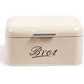 Produktbild: Brotkasten mit Deckel, Große Knäckebrot-Metallbox, Brot- und Kekse trocken la...