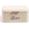 Produktbild: Großer Brotkasten mit Deckel - Retro-Design, hält Brot und Kekse lange frisch
