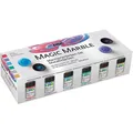 Produktbild: KREUL Magic Marble Marmorierfarbe Set Metallicfarben, 6 x 20 ml
