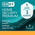 Produktbild: ESET HOME Security Premium 3 Geräte - 1 Jahr Software