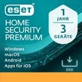 Produktbild: ESET Home Security Premium 2026  3 Geräte 1 Jahr Sofort per Email