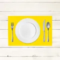 Produktbild: Sovie HORECA Tischset in GELB aus Linclass Airlaid, 40 x 30cm, 100 Stück, ideal für fröhliche Tischdekoration, Sommerfeste, Partys, Frühstück, Platzdeckchen Platzset Platzmatten