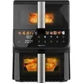 Produktbild: Cecotec Cecofry DuoLevel 10000 DuoSize Window, Heißluftfritteuse, 10 l, 10 kg, 80 °C, 200 °C, Doppel - Schwarz