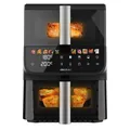 Produktbild: Cecotec Air Fryer 10 l Cecofry DuoLevel 10000 DuoSize Window. 2000 W, vertikales Design, 2 Behälter mit 3,5 l und 6,5 l, Sync, 10 Menüs, Temperatur 80 – 200 ºC, Fenster, Touchscreen