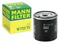 Produktbild: MANN-FILTER W 712/75 Ölfilter - für Pkw + Transporter