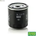 Produktbild: ÖLFILTER W 712/75 FÜR FSO BEDFORD ASTRAMAX/Box/Body/MPV TOYOTA SAAB 1.3L 4cyl