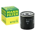 Produktbild: Ölfilter MANN-FILTER W 712/75 für Opel Rover Saab Daewoo Chevrolet Lada Irmscher