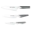 Produktbild: Global Knives 3-teiliges Messer-Set, 40-jähriges Jubiläum, limitierte Auflage, Küchenmesser, hochwertige japanische Edelstahlklingen