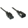 Produktbild: INLINE - Spannungsversorgungs-Verlängerungskabel - IEC 320 EN 60320 C13 - IEC 320 EN 60320 C13 - 3,0m - Schwarz (16632B)
