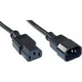 Produktbild: InLine Kaltgerätekabelverlängerung C13 auf C14 schwarz 3m (3,30 EUR/m)